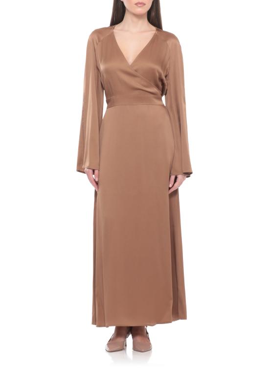 26SS 파비아나 필리피 미디 원피스 ABD266F175 L7801268 Brown - FABIANA FILIPPI