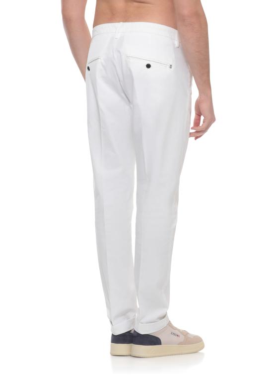 26SS 돈답 스트레이트 팬츠 UP235 GSE046U PTD000 White - DONDUP