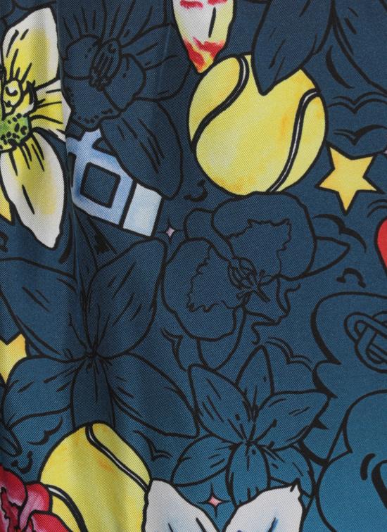 26SS 카사블랑카 숏팬츠 MSS26TR39904 COLLAGE D ICONES Blue - CASABLANCA