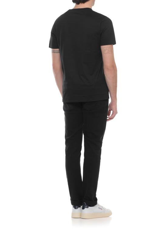 26SS 돈답 반팔 티셔츠 US198 JF0271U ZL4999 Black - DONDUP