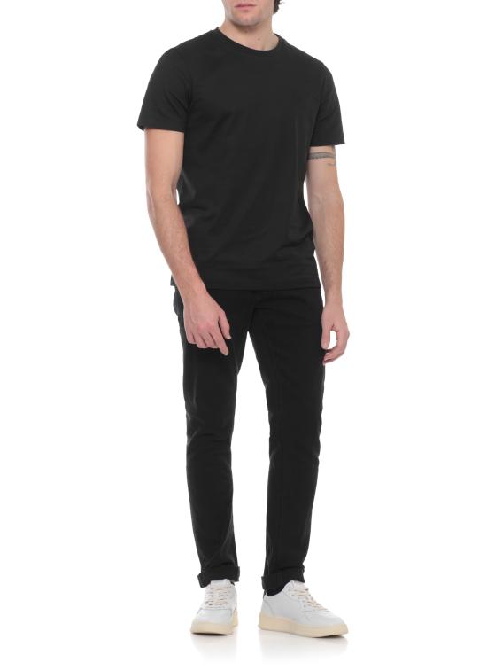 26SS 돈답 반팔 티셔츠 US198 JF0271U ZL4999 Black - DONDUP