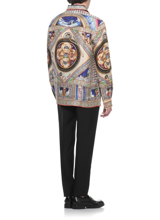 26SS 카사블랑카 긴팔 셔츠 MSS26SH00601 PLAFOND ORNE DE MUSIQUE MultiColour - CASABLANCA