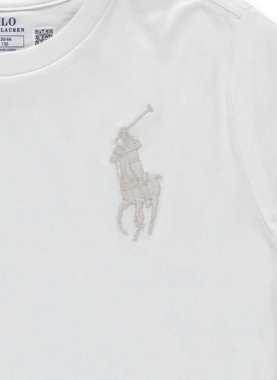 26SS [키즈] 랄프 로렌 티셔츠 832907 505 Ivory - RALPH LAUREN