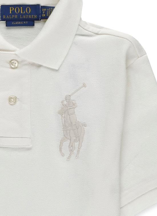 26SS [키즈] 랄프 로렌 폴로 셔츠 703635 506 Ivory - RALPH LAUREN