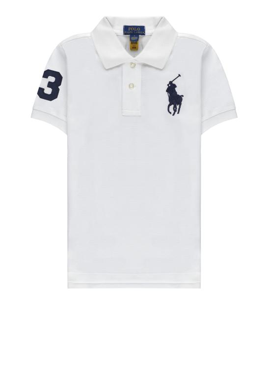 26SS [키즈] 랄프 로렌 폴로 셔츠 670257 006 White