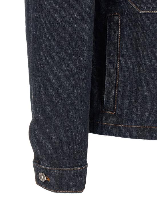  스톤 아일랜드 데님 자켓 데님 재킷 블루 - STONE ISLAND