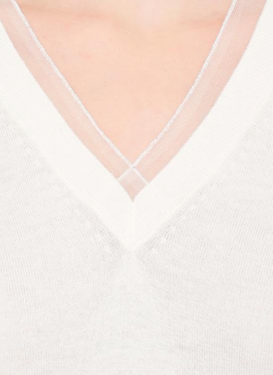 26SS 파비아나 필리피 스웨터 MAD266F060 L9300145 Ivory - FABIANA FILIPPI