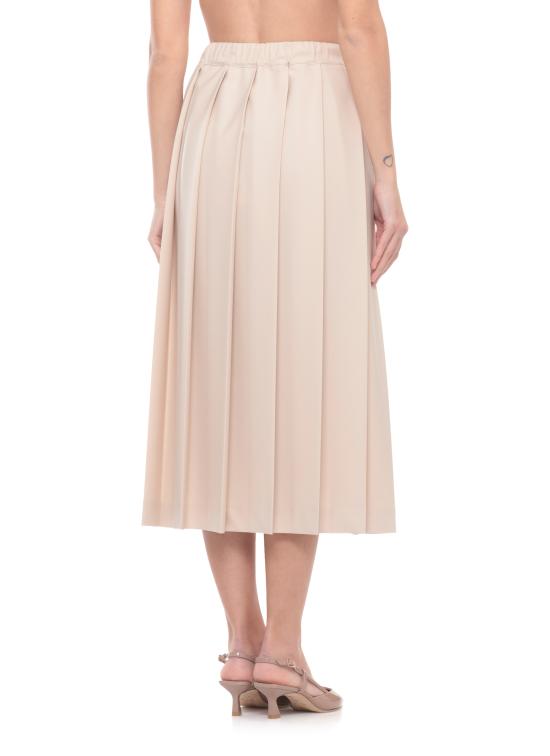 26SS 파비아나 필리피 미디 스커트 GND266F398 D7540162 Beige - FABIANA FILIPPI