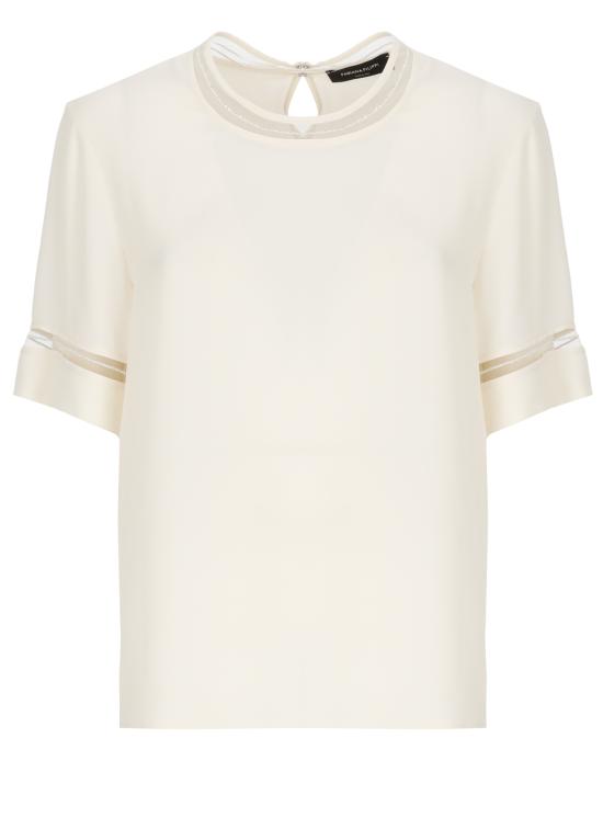 26SS 파비아나 필리피 반팔 티셔츠 TPD266F289 L7750145 Ivory