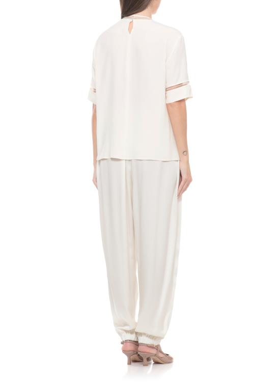 26SS 파비아나 필리피 반팔 티셔츠 TPD266F289 L7750145 Ivory - FABIANA FILIPPI