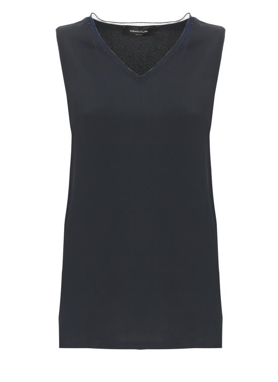 26SS 파비아나 필리피 민소매 티셔츠 TPD266F295 L7755146 Blue