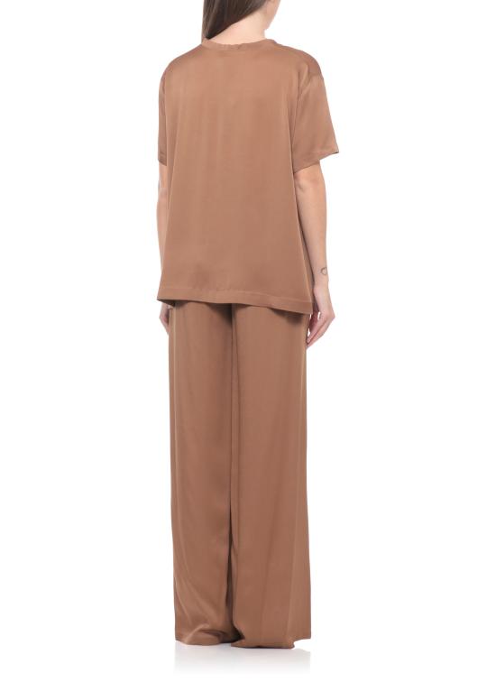 26SS 파비아나 필리피 반팔 티셔츠 TPD266F283 L7801268 Brown - FABIANA FILIPPI