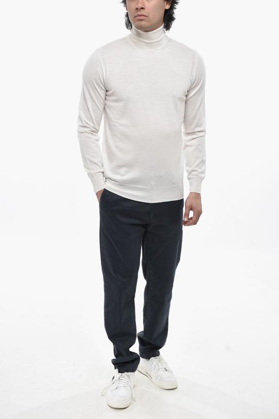  파올로페코라 터틀넥 24IC1M0A003F0011102 White - PAOLO PECORA