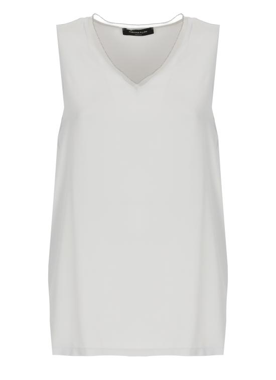 26SS 파비아나 필리피 민소매 티셔츠 TPD266F295 L7758200 Grey