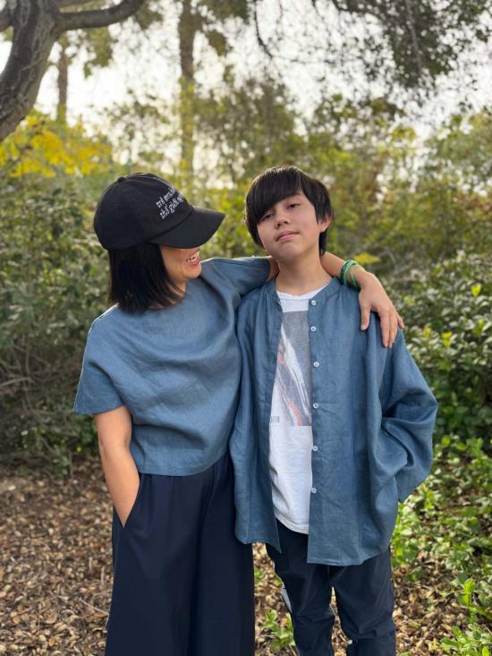  KAAREM 자켓 카렘 통곡물 버튼업 셔츠 슬레이트 블루 - OTHER BRANDS