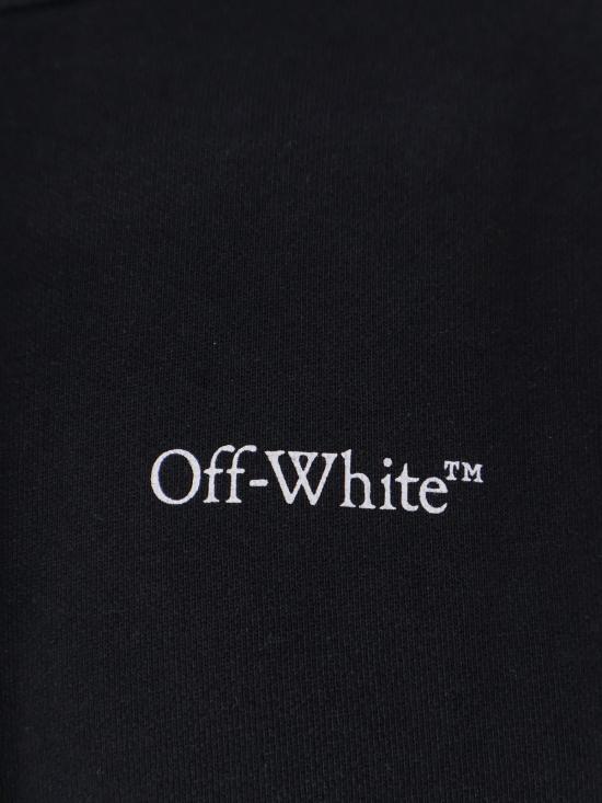  오프화이트 긴팔 티셔츠 코튼 스웨트셔츠 블랙 - OFF WHITE