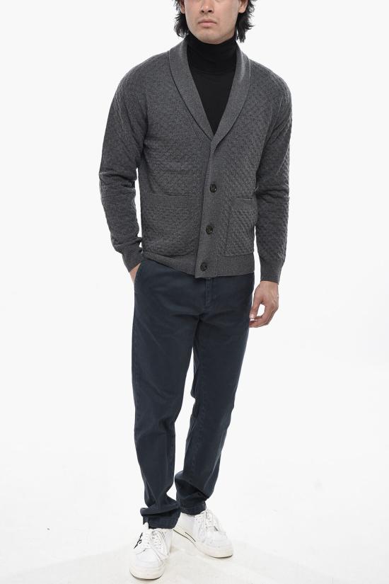  파올로페코라 가디건 24IC1M0A064F0028995 Gray - PAOLO PECORA