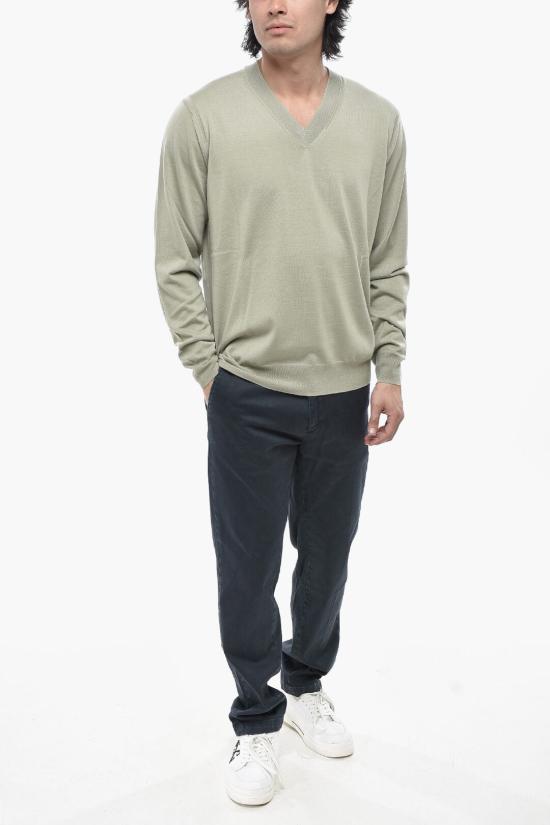  Paolo Pecora 스웨터 24IC1M0A009F0015636 Green - OTHER BRANDS