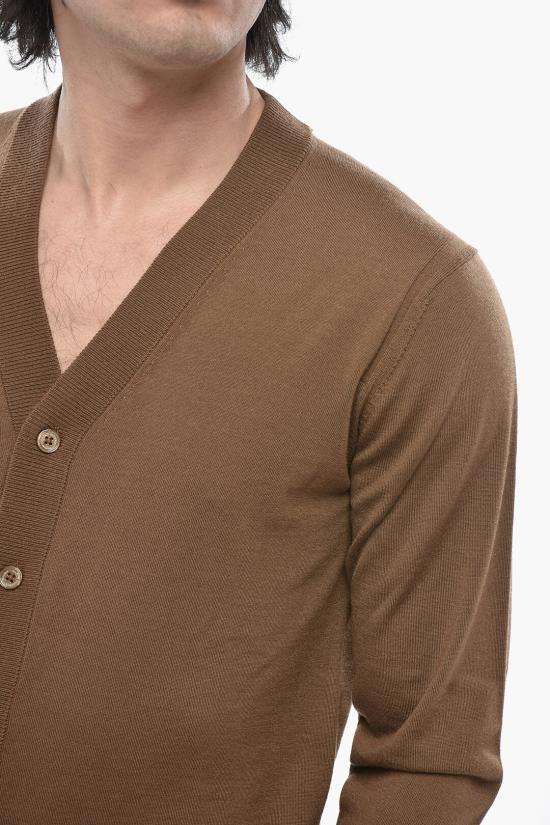  파올로페코라 가디건 24IC1M0A005F0011181 Brown - PAOLO PECORA