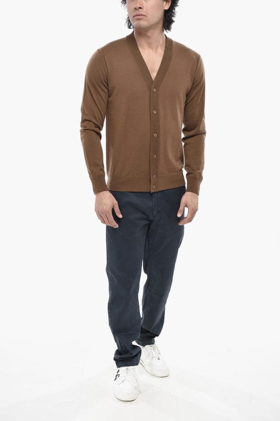  파올로페코라 가디건 24IC1M0A005F0011181 Brown - PAOLO PECORA