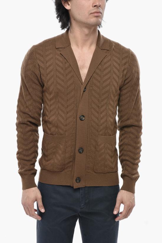  파올로페코라 가디건 24IC1M0A033F0011181 Brown