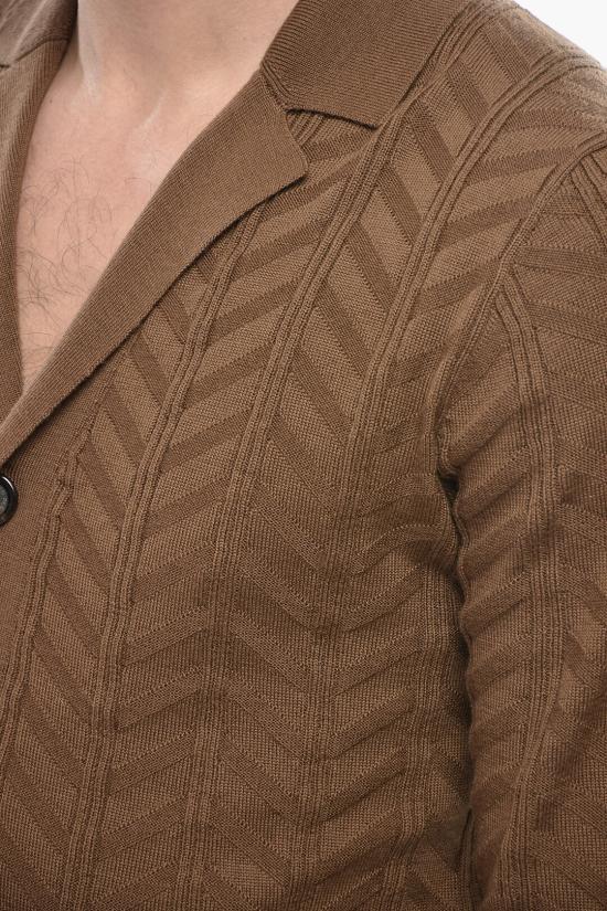  파올로페코라 가디건 24IC1M0A033F0011181 Brown - PAOLO PECORA