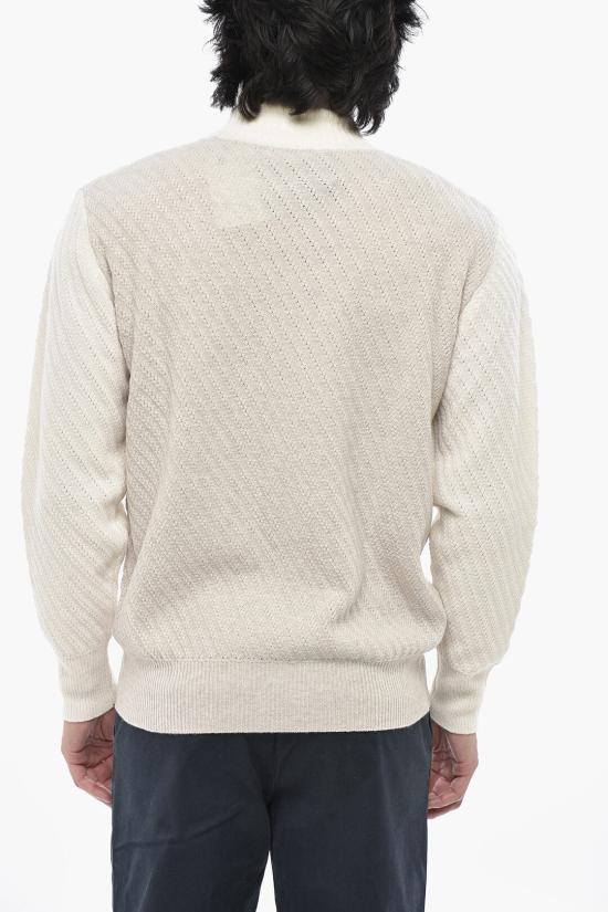  파올로페코라 가디건 24IC1M0A049F0048918 Bianco Grigio - PAOLO PECORA