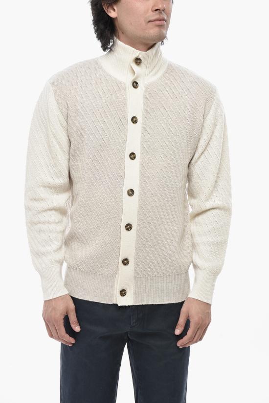  파올로페코라 가디건 24IC1M0A049F0048918 Bianco Grigio