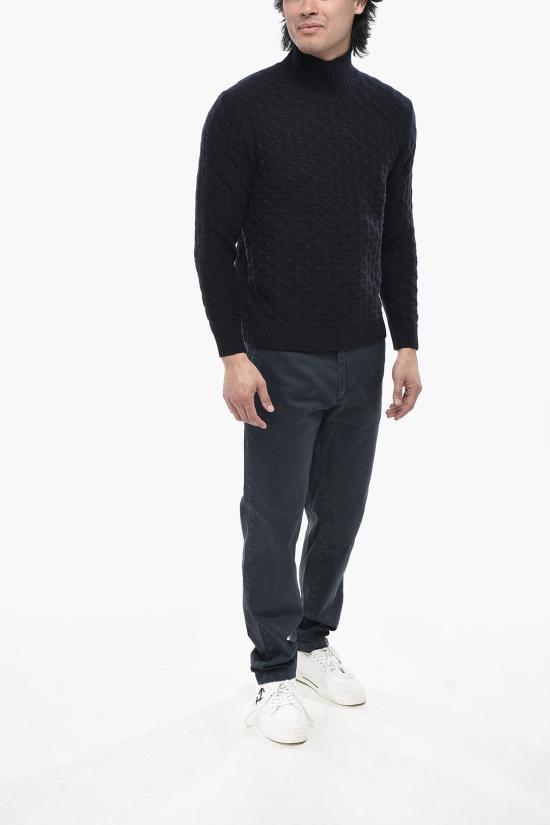  파올로페코라 터틀넥 24IC1M0A043F0026728 Midnight blue - PAOLO PECORA