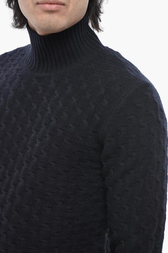  파올로페코라 터틀넥 24IC1M0A043F0026728 Midnight blue - PAOLO PECORA