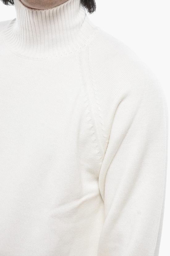  파올로페코라 터틀넥 24IC1M0A052F0091102 White - PAOLO PECORA
