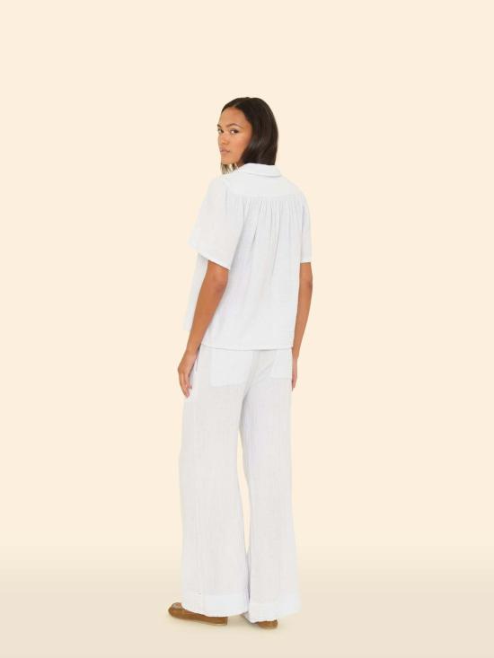  시레나 스트레이트 팬츠 케이슨 팬츠 화이트 - XIRENA