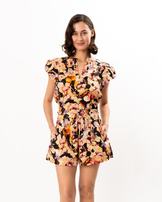  울라 존슨 반팔 티셔츠 아브릴 반팔 면 상의 나이트 블룸