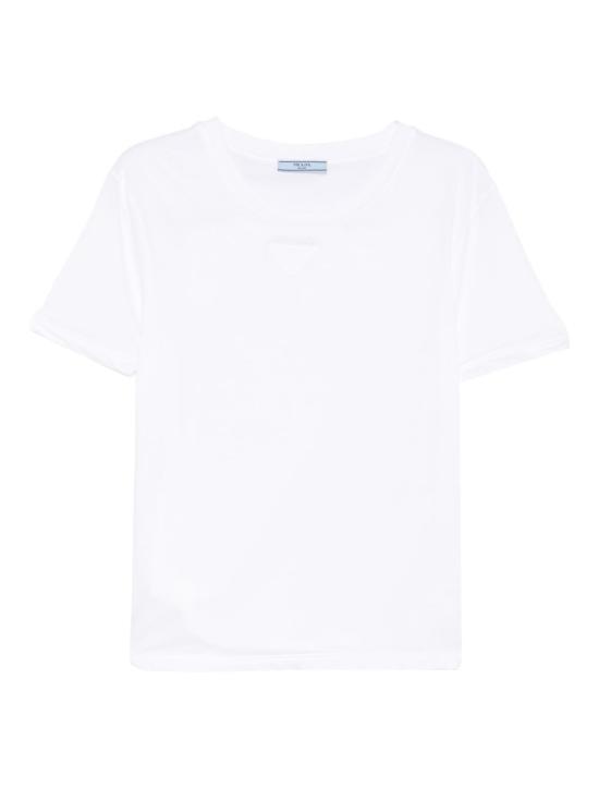 26SS 프라다 반팔 티셔츠 3569B 18QZF0009 White