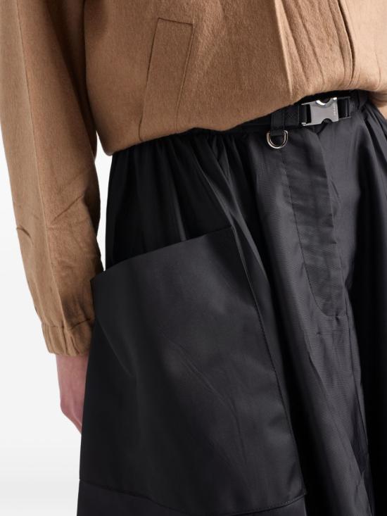 26SS 프라다 미디 스커트 21Y023 1WQ8F0002 Black - PRADA