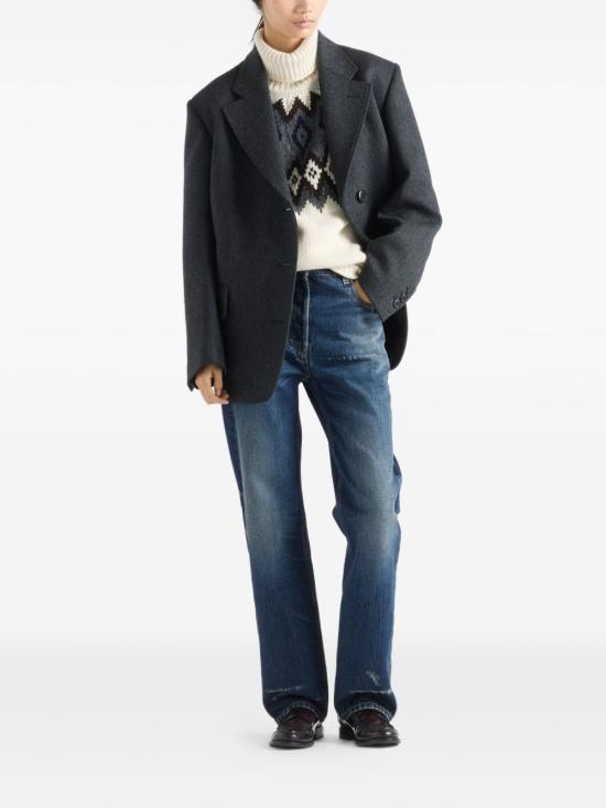 26SS 프라다 데님 팬츠 GFP544 1631F0008 Blue - PRADA