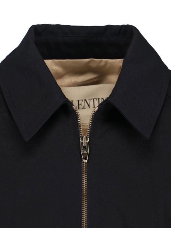  발렌티노 가라바니 봄버 자켓 발렌티노 V 골드 봄버 재킷 블랙 - VALENTINO GARAVANI