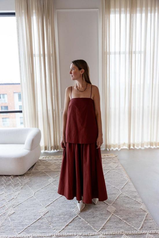  하우스 오브 다그마르 롱 원피스 하우스 오브 다그마 코튼 스트랩 드레스