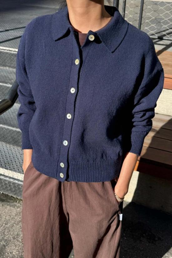  르 본 숍 가디건 르봉숍 더 클럽 카디건 네이비