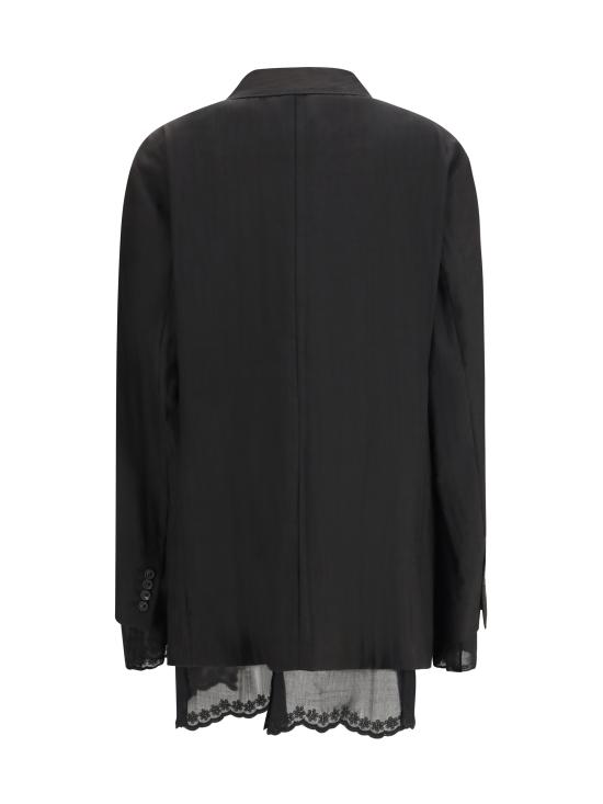 26SS 아워레가시 리버시블 드립 블레이저 W2260RSB SOOTBLACK - OUR LEGACY