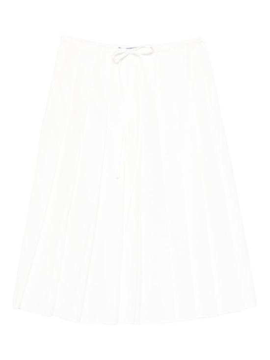 26SS 프라다 미디 스커트 P145VX 187PF0009 White