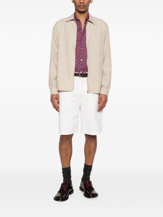 26SS 프라다 긴팔 셔츠 SC855 19AMF0036 Beige - PRADA