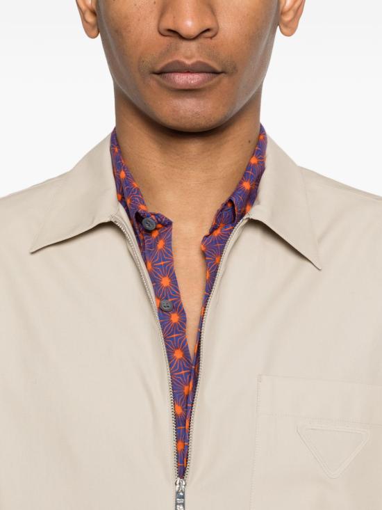 26SS 프라다 긴팔 셔츠 SC855 19AMF0036 Beige - PRADA