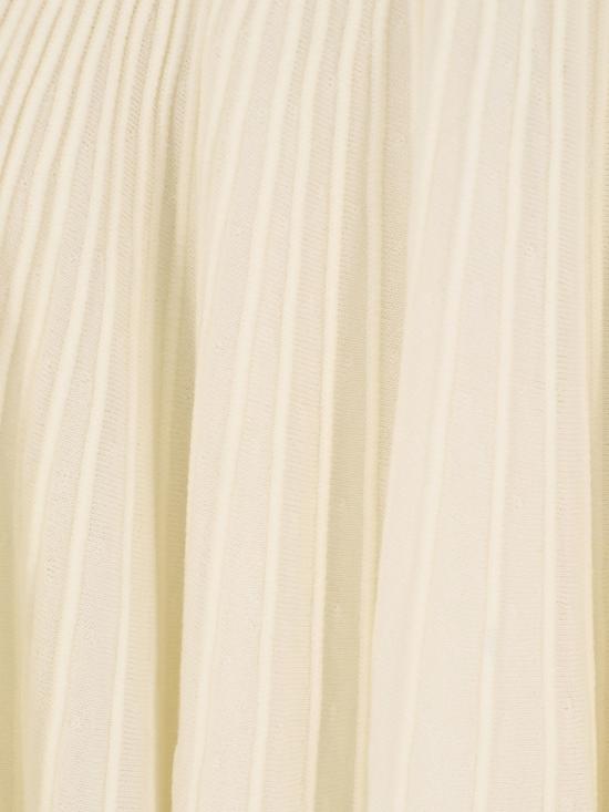  알라이아 롱 원피스 롱 울 드레스 화이트 - ALAIA