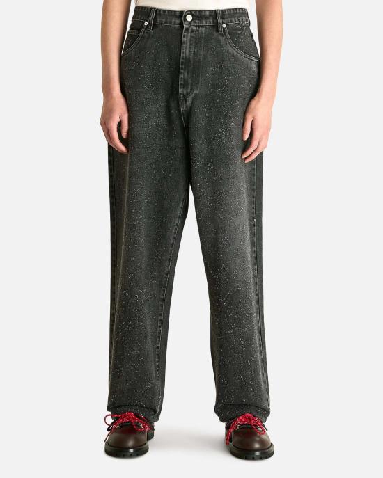  나마체코 데님 팬츠 Namacheko Edmund 핸드 필드 진 다크 그레이