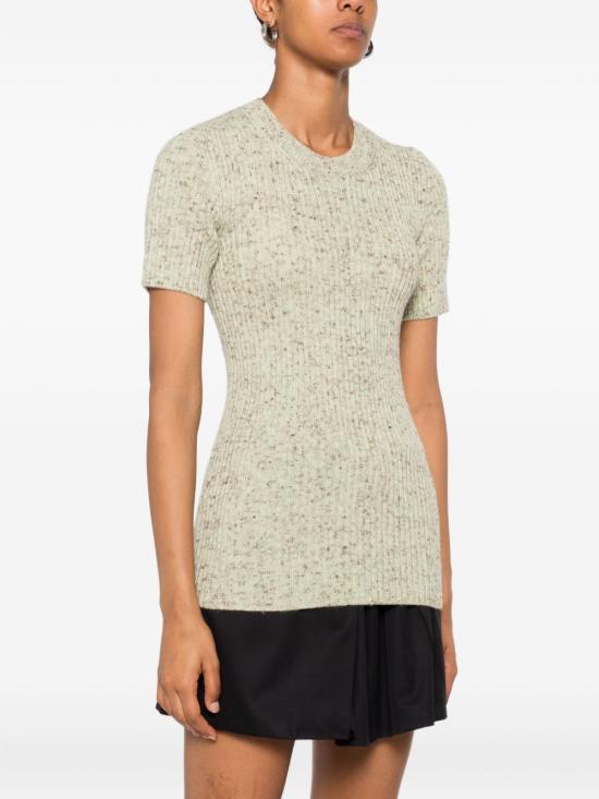 25FW 프라다 민소매 티셔츠 P24T2A 173GF0035 Green - PRADA