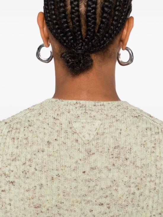 25FW 프라다 민소매 티셔츠 P24T2A 173GF0035 Green - PRADA