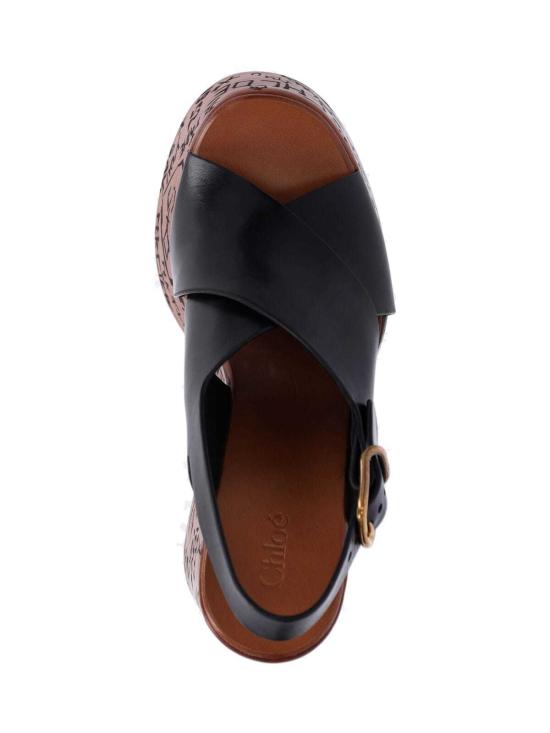  끌로에 샌들 막심 웨지  블랙 - CHLOE