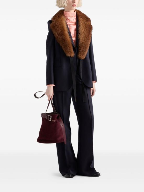 25FW 프라다 스트레이트 팬츠 P263J 16OXF0008 Blue - PRADA