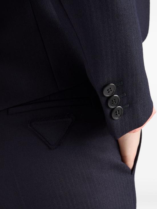 25FW 프라다 스트레이트 팬츠 P263J 16OXF0008 Blue - PRADA